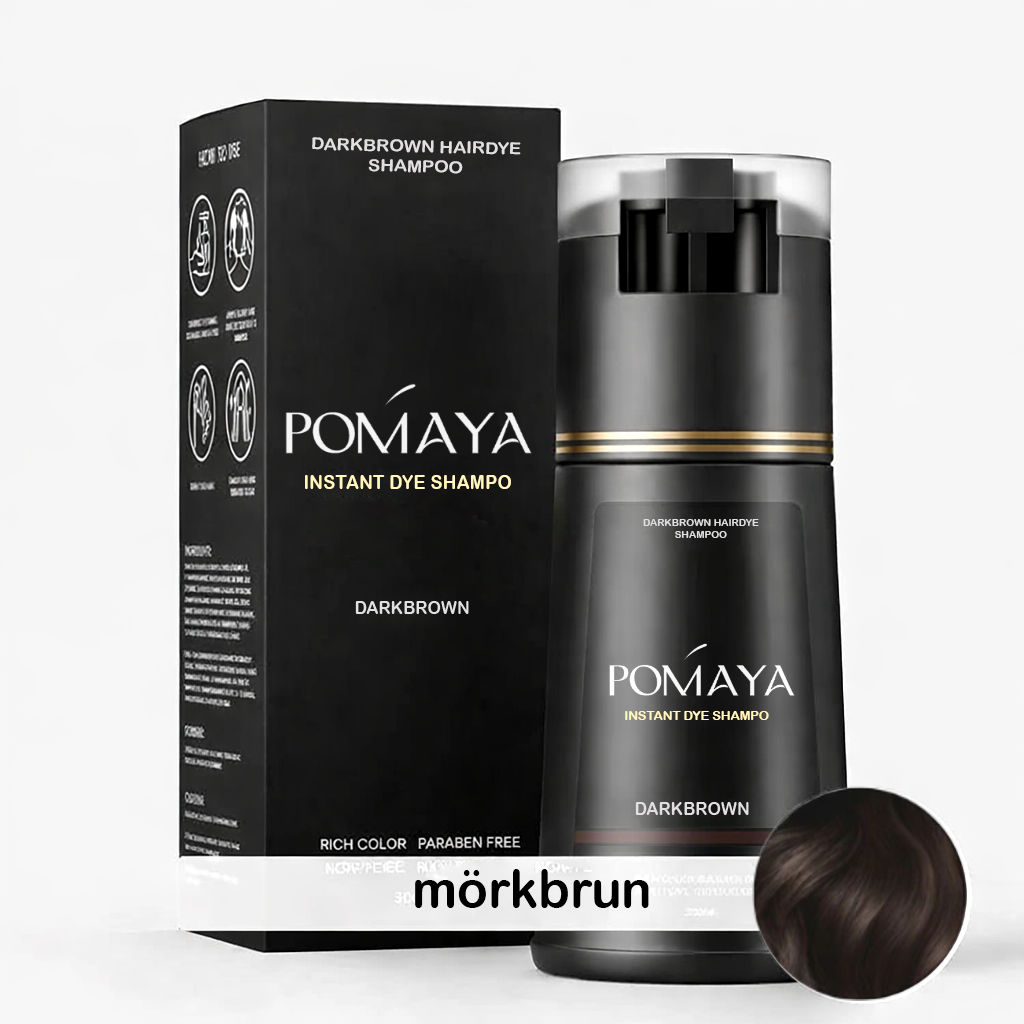 Darkbrown instant dye shampo