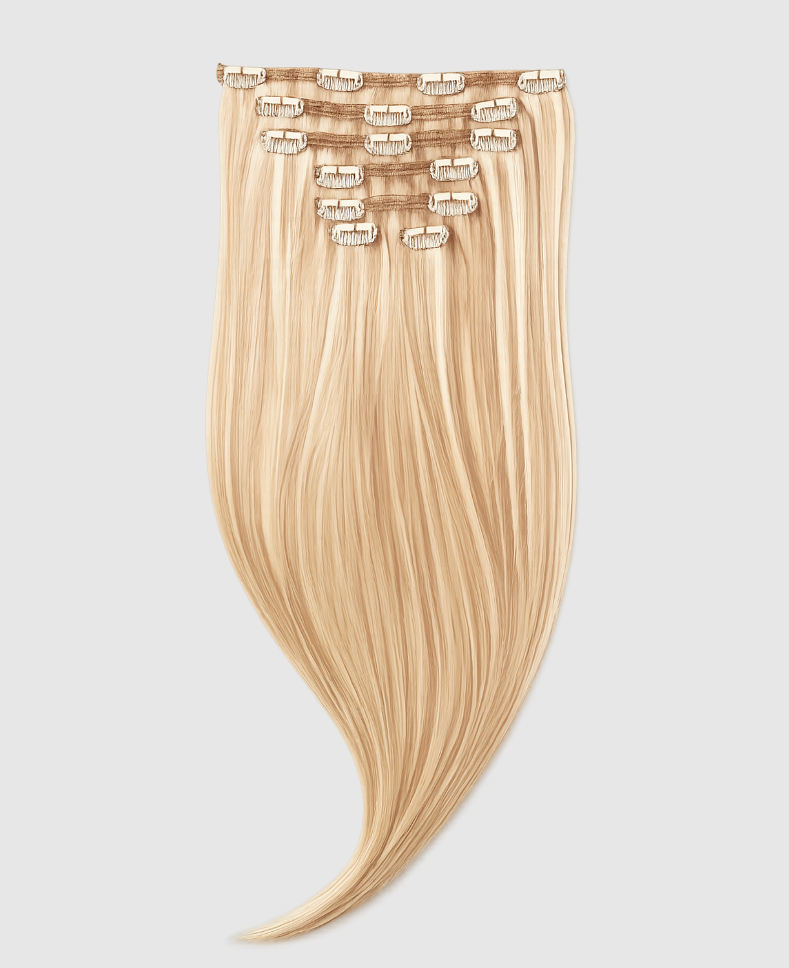 kvinna Clip-in Löshår Blond - Äkta Hår  välgörande Sverige 