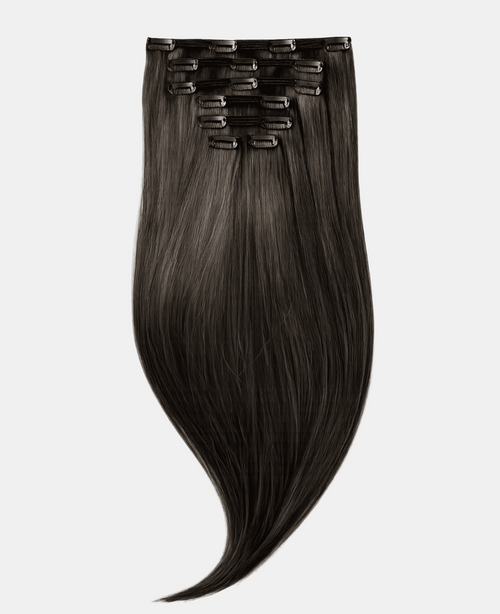 kvinna Clip-in Löshår Svart - Äkta Hår Sverige 