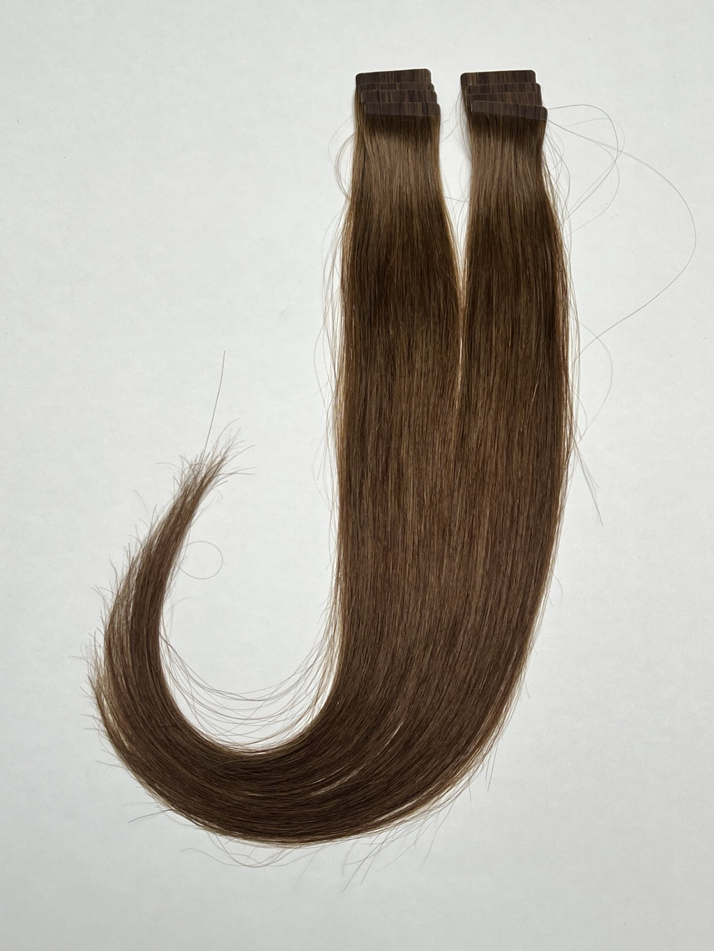 Tejp Extensions 45 cm Ljusbrun - 100% Äkta Remy-Hår