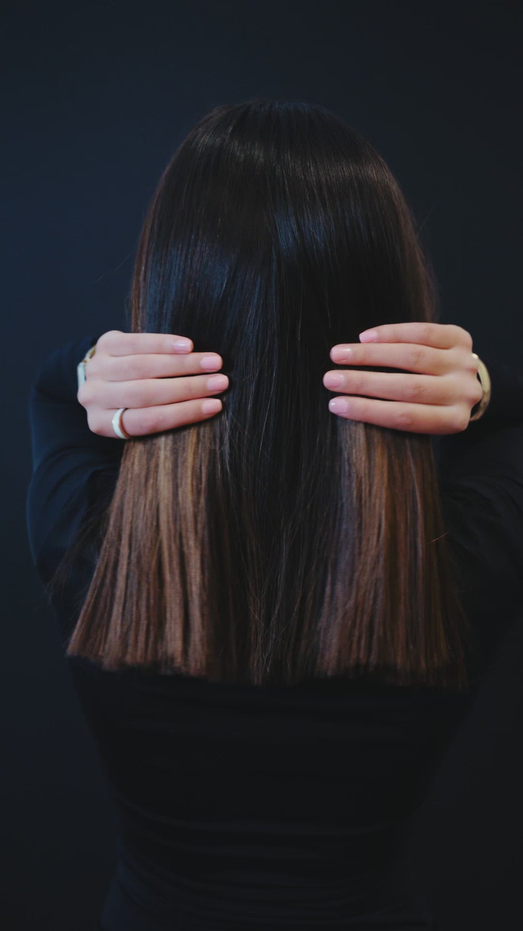 lightbrown clip in hair extension